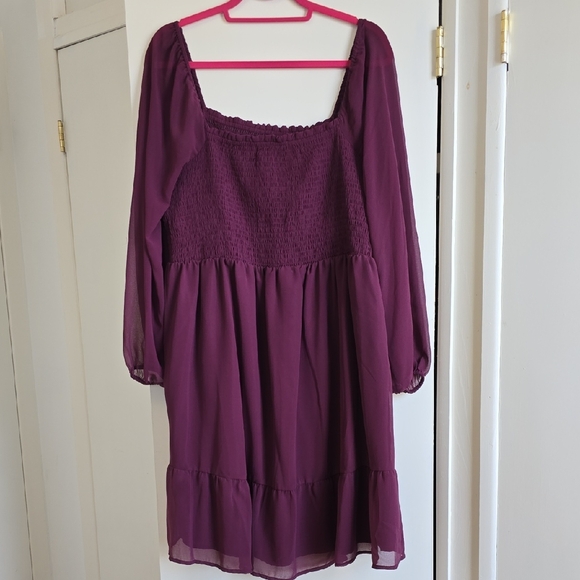Isabel Maternity by Ingrid & Isabel Purple Midi Dress - Picture 1 of 6